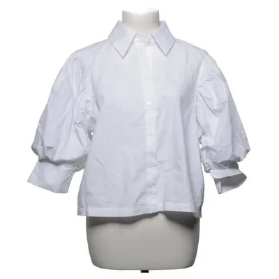 Chemise à manches courtes (Blanc) de Zara Coton