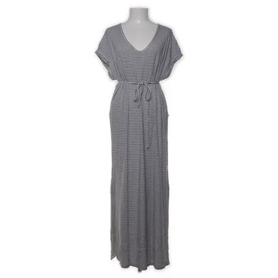 Långklänning (Vit, Svart) från Kiabi Elastan, Viskos