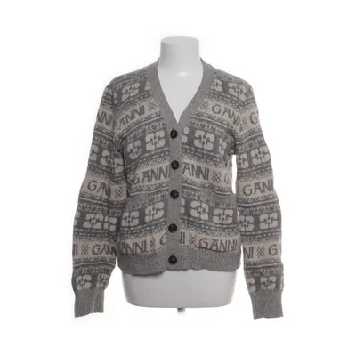 Cardigan (Grijs, Beige) van Ganni Polyamide, Wol
