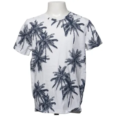 T-shirt (Wit, Zwart) van KappAhl Katoen