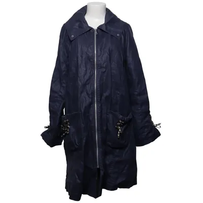 Coat (Blue) from Herluf Design Linen, Polyester