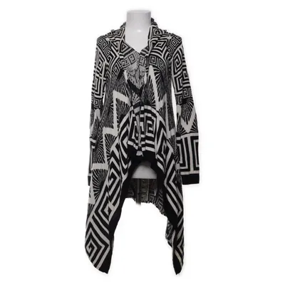 Omlottkofta (Svart, Vit) från Tom Tailor Denim