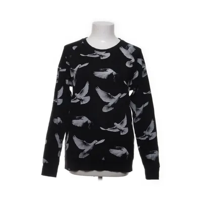 Collegetröja (Svart, Vit) från Dedicated Ekologisk bomull