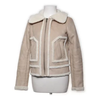 Veste en peau de mouton retournée (Beige, Blanc) de Clockhouse Polyester