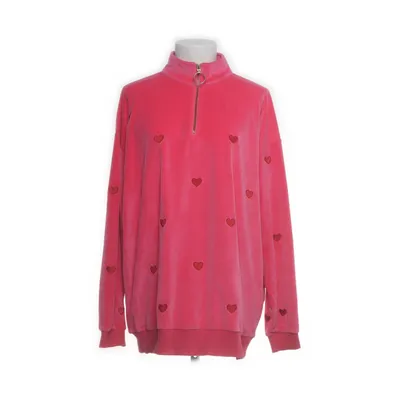 Sweatshirt (Pink) from Lazy Oaf Cotton, Elastane, Polyester