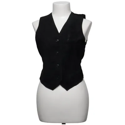 Suit vest (Black) from Juliette Casual Suede