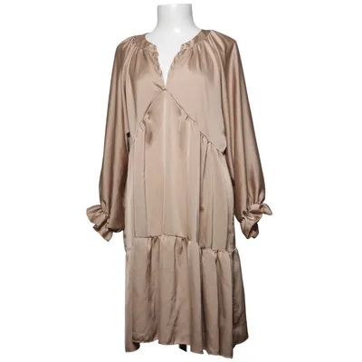 Robe (Beige) de Mirelle Élasthane, Polyester