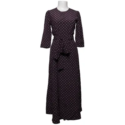 Maxi dress (Purple, White) from Greta Elastane, Silk