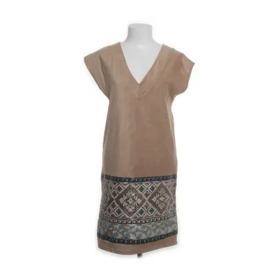 Kjole (Beige, Flerfarvet) fra Vintage Love Elastan, Polyester