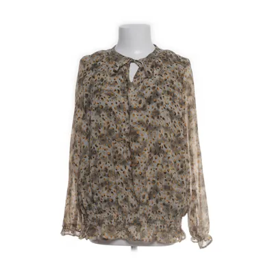 Knytblus (Grön, Grå) från Nala Elastan, Polyester, Viskos