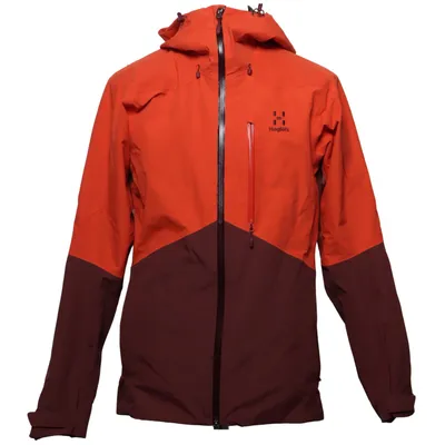 Skijacke (Rot, Braun) von Haglöfs Gore-Tex, Polyamid, Polyester