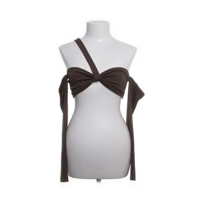 Crop top (Bruin) van Motel Polyester, Elastaan