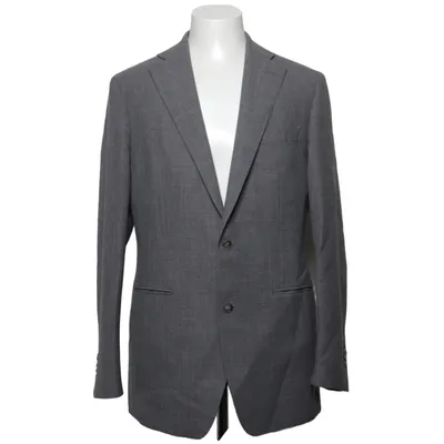 Blazer (Custom Made Fresco Jacket mid grey wool (https://blugiallo.com/tailored/jacket-fresco-mid-grey/)) from Blugiallo Viscose, Wool