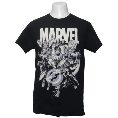 T-shirt (Zwart) van Marvel Katoen