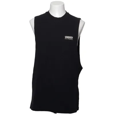 Tank Top (Black) from Vanquish Cotton, Elastane