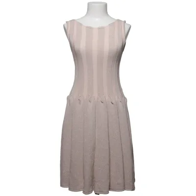 Kjole (Beige) fra Emporio Armani Bomuld, Polyester, Viscose