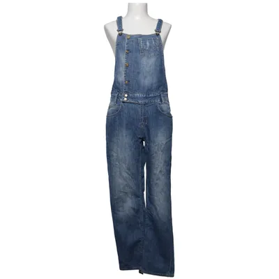 Tuinbroek (Blauw) van Mango Jeans Katoen
