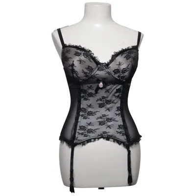 Corset (Noir) de Ann Christine Élasthane, Polyamide