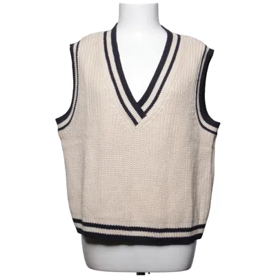 Pull sans manches (Beige, Noir) de Divided by H&M Acrylique