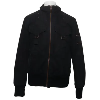 Jacket (Black) from Jack & Jones Vintage Denim Cotton, Polyester