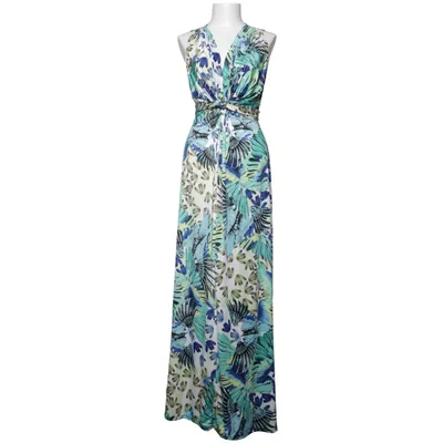 Maxi dress (Blue, Green, Multicolored) from Maille Demoiselle Elastane, Polyester