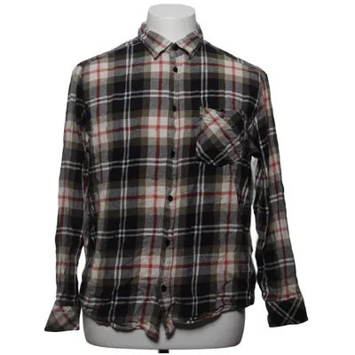 Flanellskjorta (Svart, Beige, Röd) från Casual Bomull