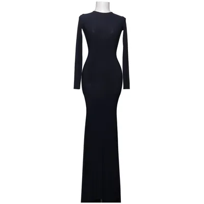 Robe longue (Bleu) de Club London Élasthane, Polyester