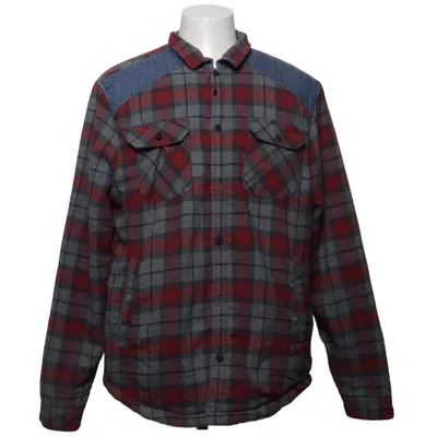 Överskjorta (Röd, Grå) från Buffalo David Bitton Bomull, Polyester, Viskos