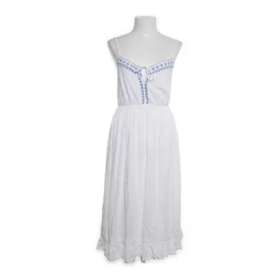 Dress (White, Blue) from Seraphine Viscose
