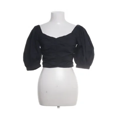Crop top (Zwart) van Abercrombie & Fitch Katoen, Polyester