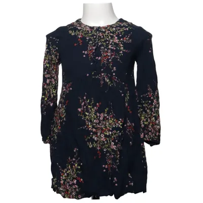 Kjole (Blå, Flerfarvet) fra Zara Girls Soft Collection Viscose, Uld