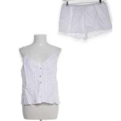 Pyjamasz (Hvid) fra H&M Linned, Viscose