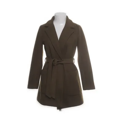 Coat (Green) from VILA Polyester, Viscose