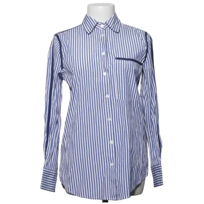 Shirt (Blauw, Wit) van Zara Z1975 Denim Katoen, Polyester