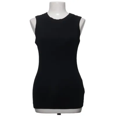 Tanktop (Zwart) van Zara Katoen, Elastaan