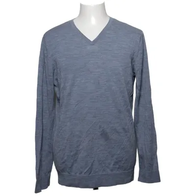 Pullover (Blue) from Dressmann Merino wool