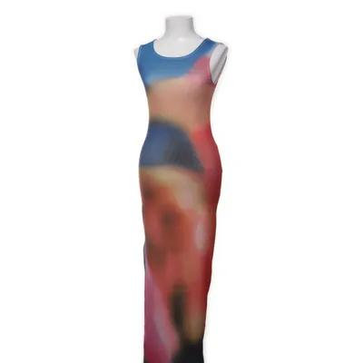 Långklänning (Blå, Orange, Rosa, Flerfärgad) från Micas