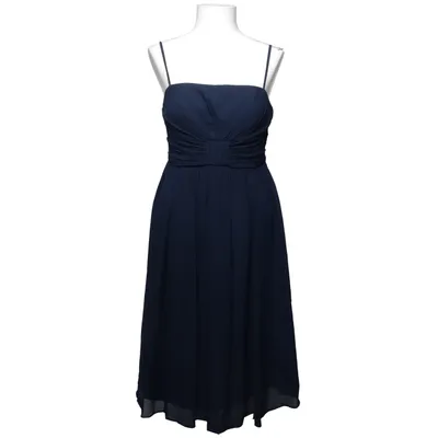 Cocktailkjole (Blå) fra Un Deux Trois Polyester, Silke