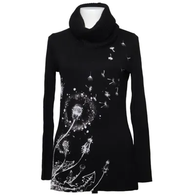 Turtleneck (Black, White) from Oltre