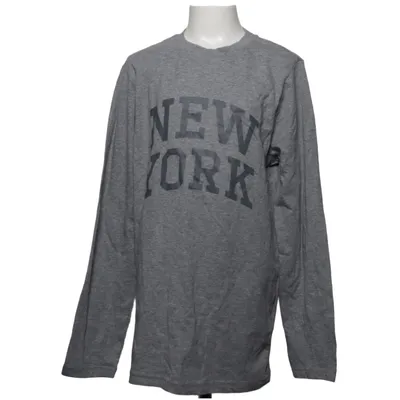 T-shirt à manches longues (Gris) de Basics Coton
