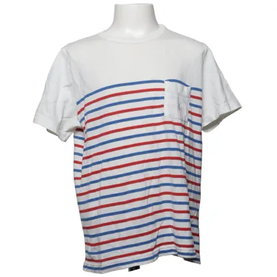 T-shirt (Blanc, Rouge, Bleu) de Petit Bateau Coton