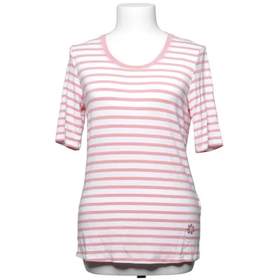 T-shirt (Rose, Blanc) de Cassis Élasthane, Viscose