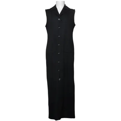 Skjortekjole (Sort) fra Tippy Polyester