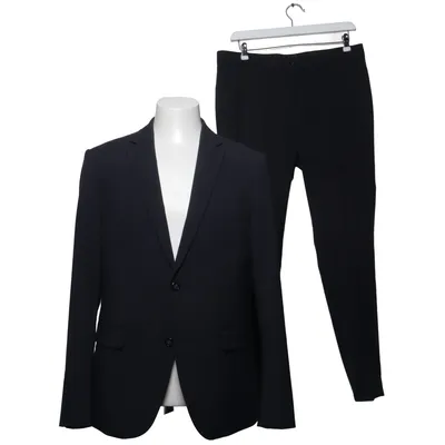 Suit (Black) from Lindbergh White Elastane, Recycled polyester, Viscose