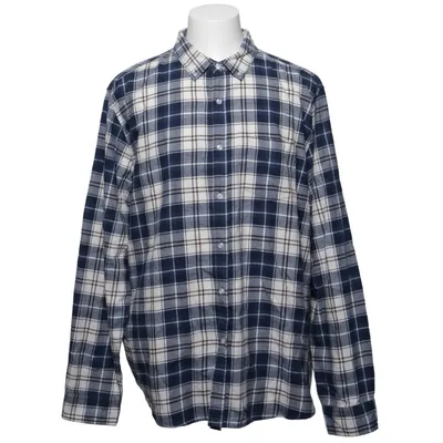 Chemise en flanelle (Bleu, Blanc) de Strömberg Coton
