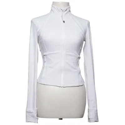 Trainingsjacke (Weiß) von Lululemon Elasthan, Polyamid, Polyester