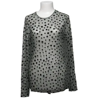 Top (Grün, Schwarz) von Black Colour Elasthan, Polyester