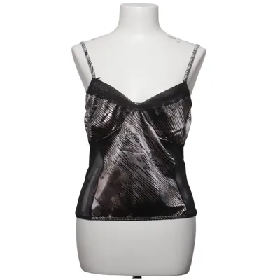 Crop top (Marron, Noir) de Urban Outfitters Élasthane, Polyester