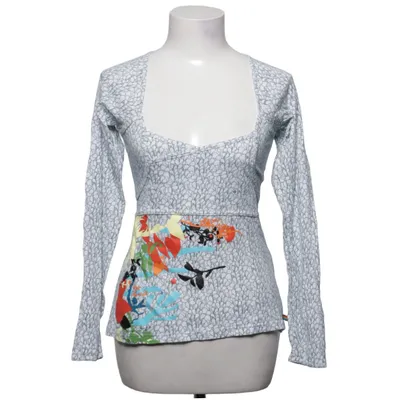 Long sleeve T-shirt (White, Multicolored) from Skunkfunk Bamboo, Cotton