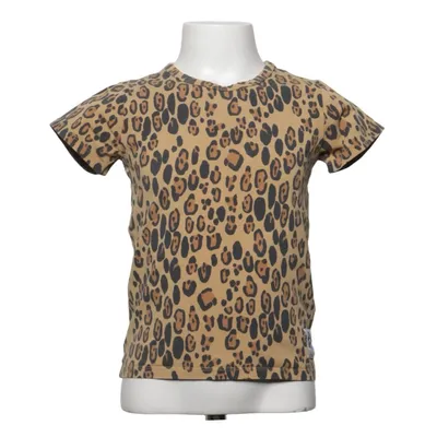 T-shirt (Brun, Svart) från Mini Rodini Elastan, Ekologisk bomull